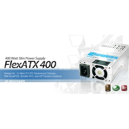 Athena Power Athena 400W Flex ATX Power Supply APMFATX40P8